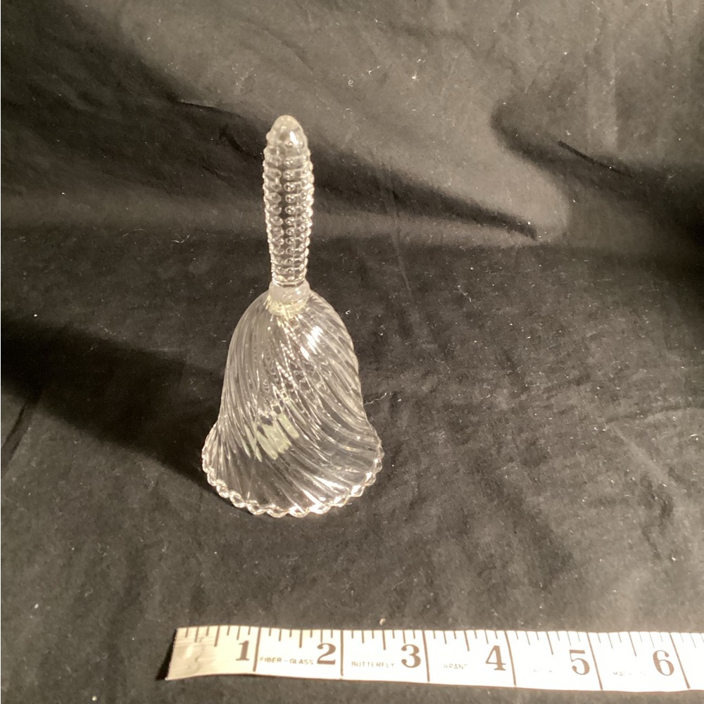 6 inch tall crystal bell by Princess house